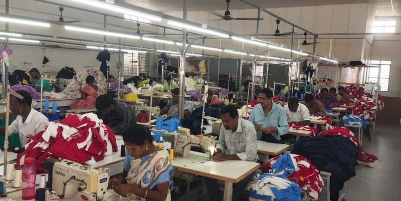 Garments Division stitching lines