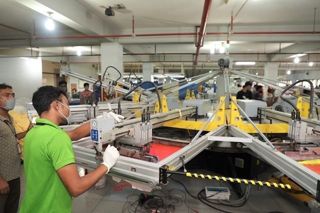 Printing Division at Manthragiri Textiles